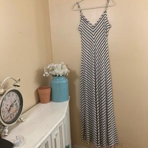 IRIS V-Neck Stripe dress